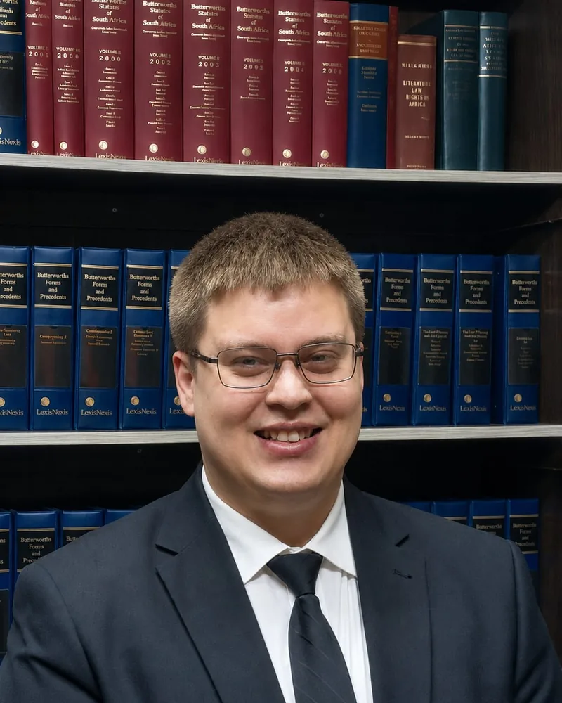 Zirk Erasmus, Candidate Legal Practitioner